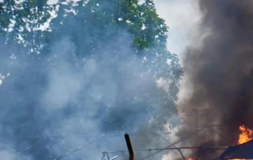 Angry crowd sets Ebola hospital tents on fire in DR Congo
