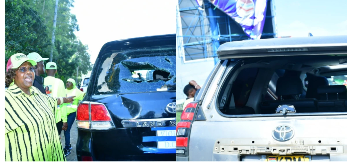 Gachagua's convoy attacked in Nakuru